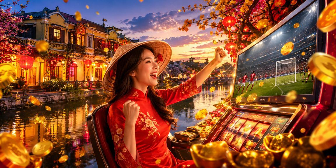 Người dùng tại Hà Nội tra cứu kết quả xổ số trên điện thoại bên chiếc nón lá